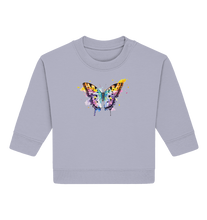 Lade das Bild in den Galerie-Viewer, Bunter Schmetterling - Baby Organic Sweatshirt
