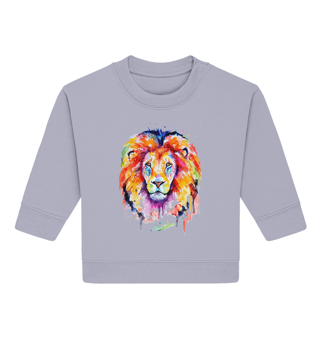 Bunter Löwe - Baby Organic Sweatshirt
