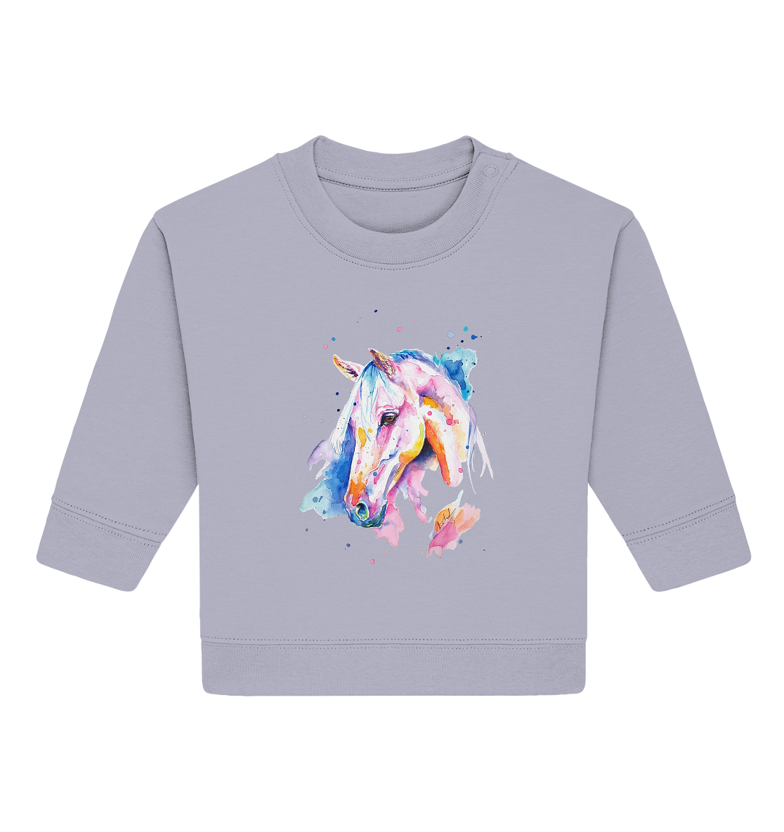 Buntes Pferd - Baby Organic Sweatshirt