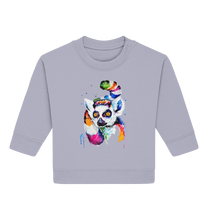 Lade das Bild in den Galerie-Viewer, Bunter Katta - Baby Organic Sweatshirt

