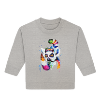 Lade das Bild in den Galerie-Viewer, Bunter Katta - Baby Organic Sweatshirt
