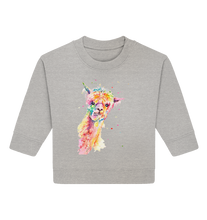 Lade das Bild in den Galerie-Viewer, Lustiges Alpaka - Baby Organic Sweatshirt
