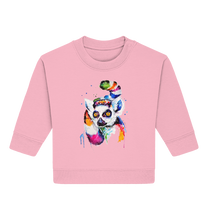 Lade das Bild in den Galerie-Viewer, Bunter Katta - Baby Organic Sweatshirt
