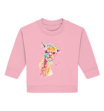 Lade das Bild in den Galerie-Viewer, Lustiges Alpaka - Baby Organic Sweatshirt
