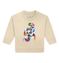 Lade das Bild in den Galerie-Viewer, Bunter Katta - Baby Organic Sweatshirt
