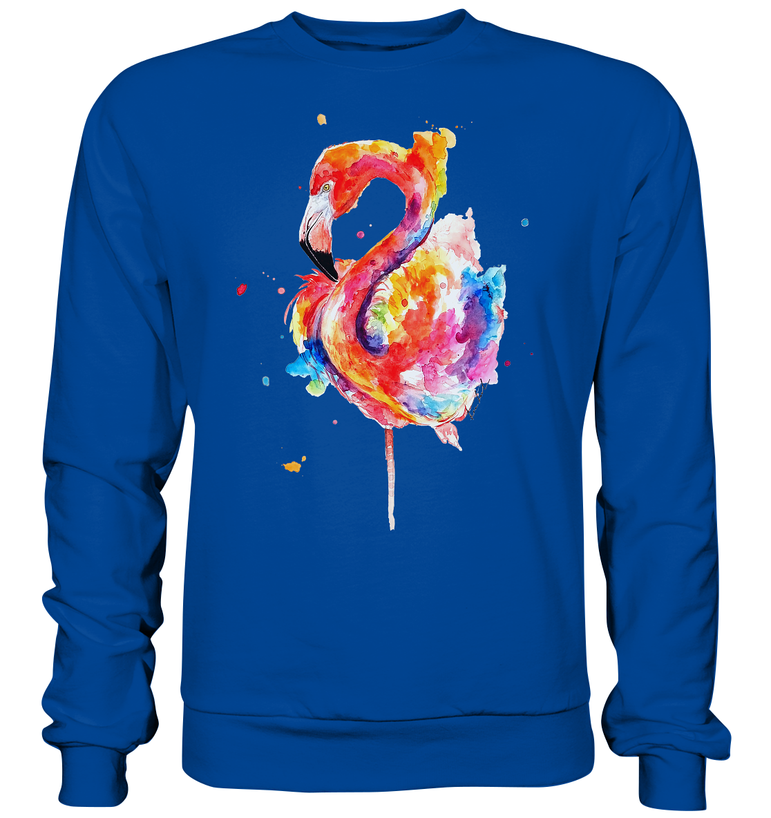 Buntes Flamingo - Basic Sweatshirt