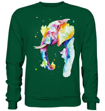 Lade das Bild in den Galerie-Viewer, Bunter Elefant - Basic Sweatshirt

