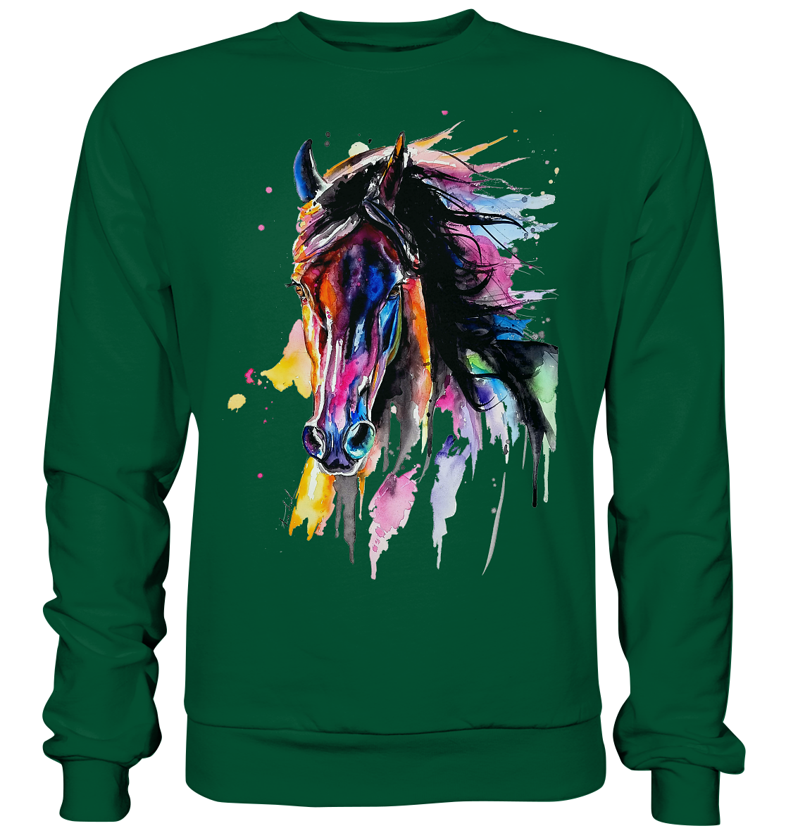 Schwarzes Pferd - Basic Sweatshirt