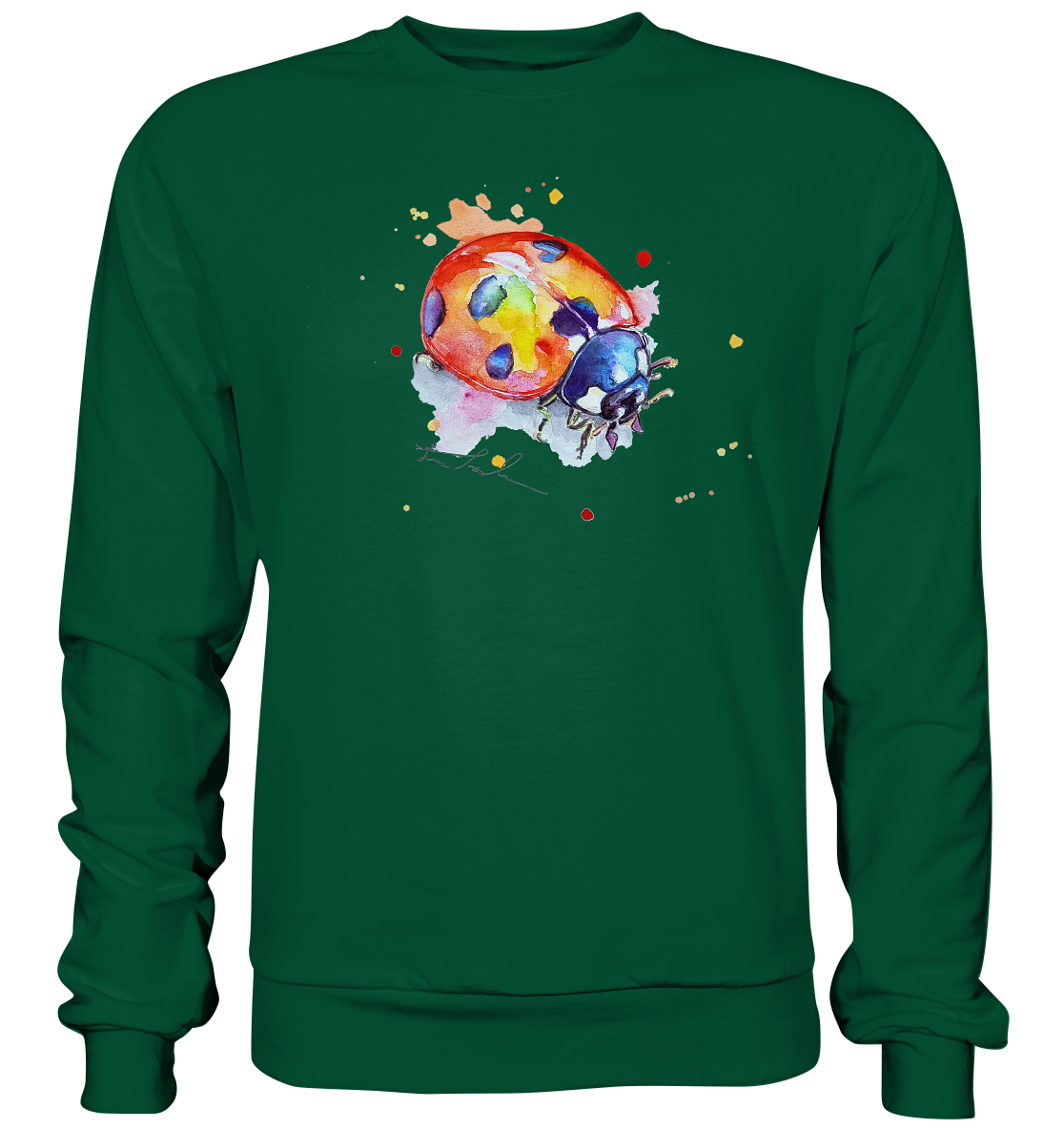 Bunter Marienkäfer - Basic Sweatshirt