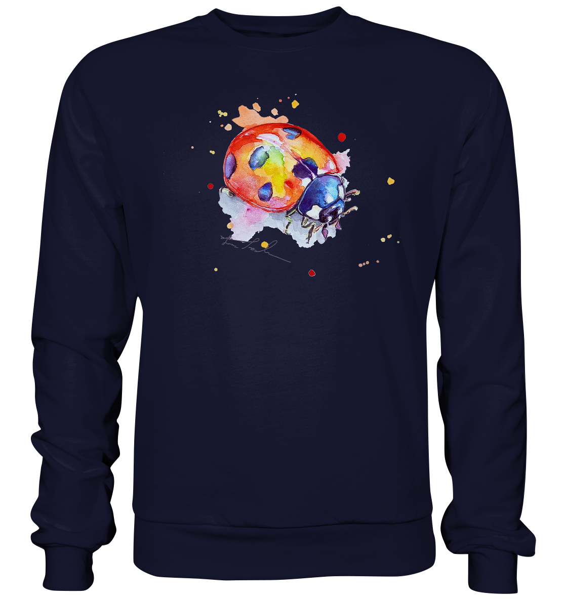 Bunter Marienkäfer - Basic Sweatshirt