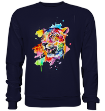 Lade das Bild in den Galerie-Viewer, Bunter Leopard  - Basic Sweatshirt
