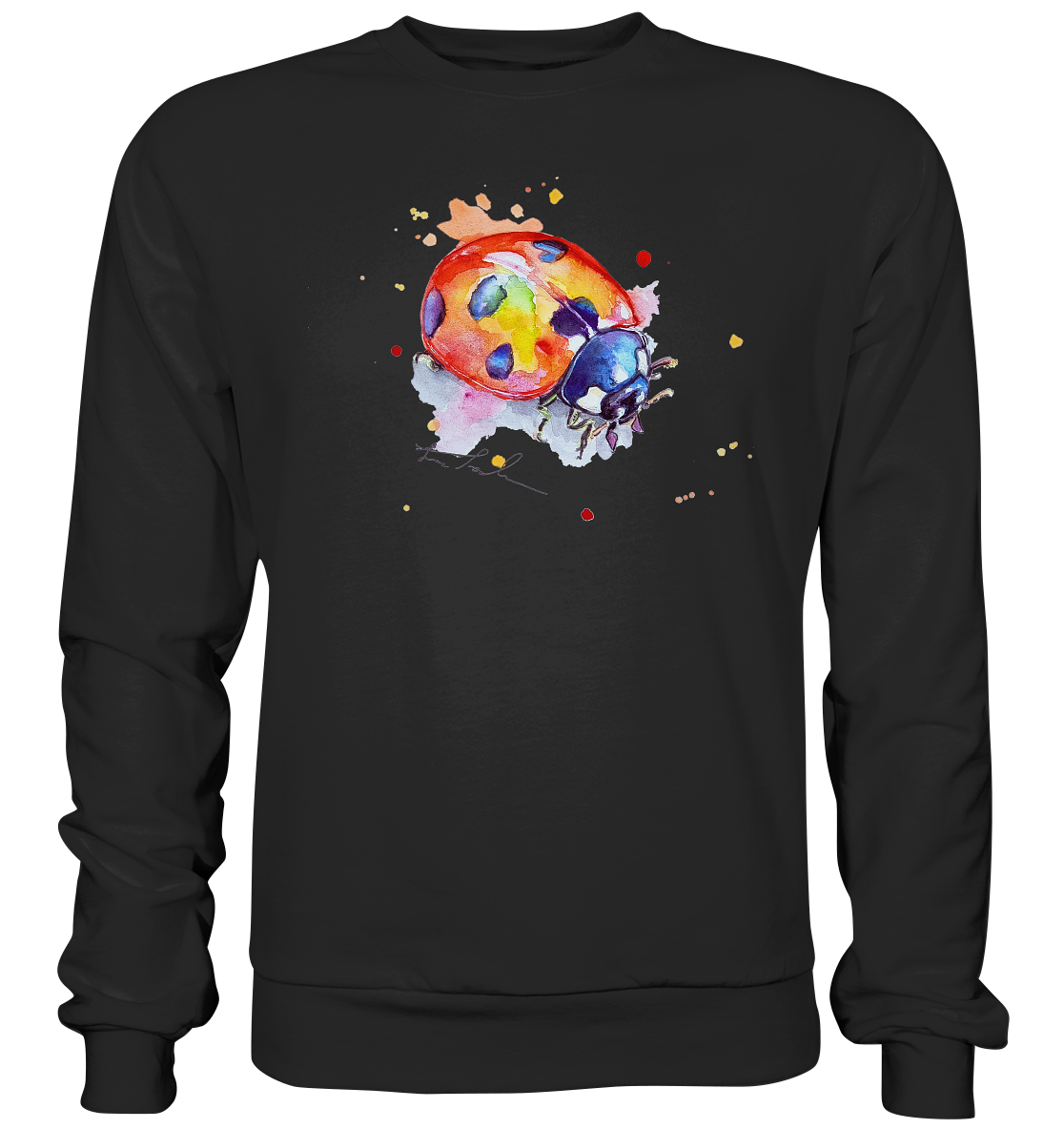 Bunter Marienkäfer - Basic Sweatshirt