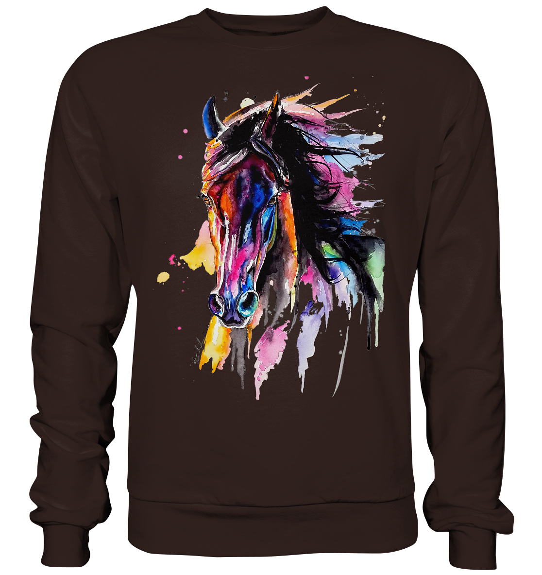 Schwarzes Pferd - Basic Sweatshirt