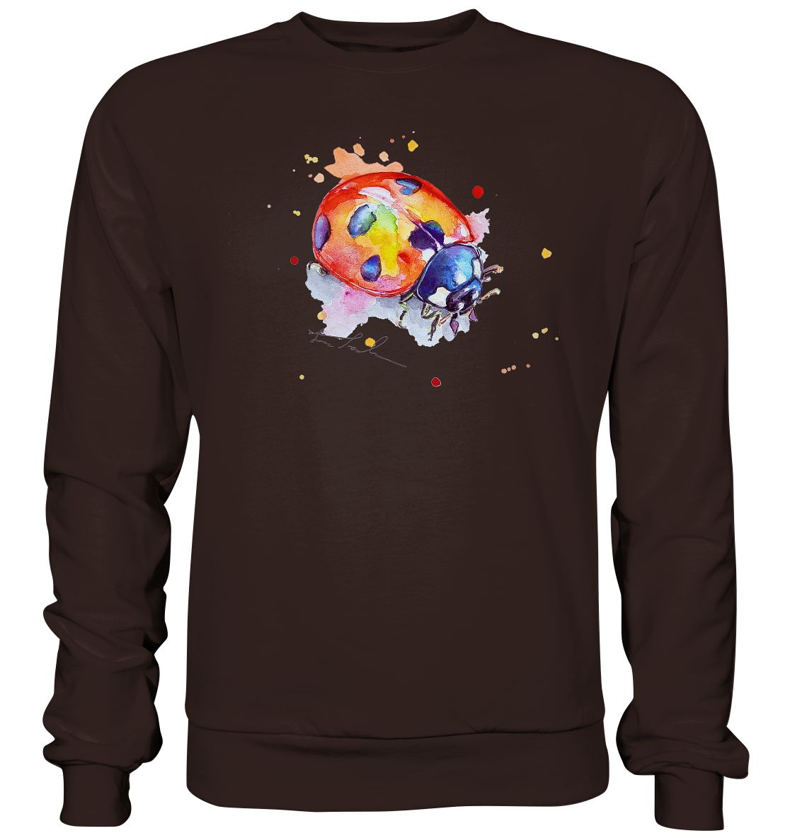 Bunter Marienkäfer - Basic Sweatshirt