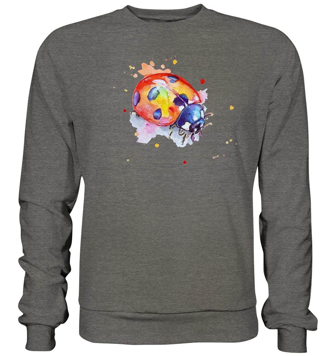 Bunter Marienkäfer - Basic Sweatshirt