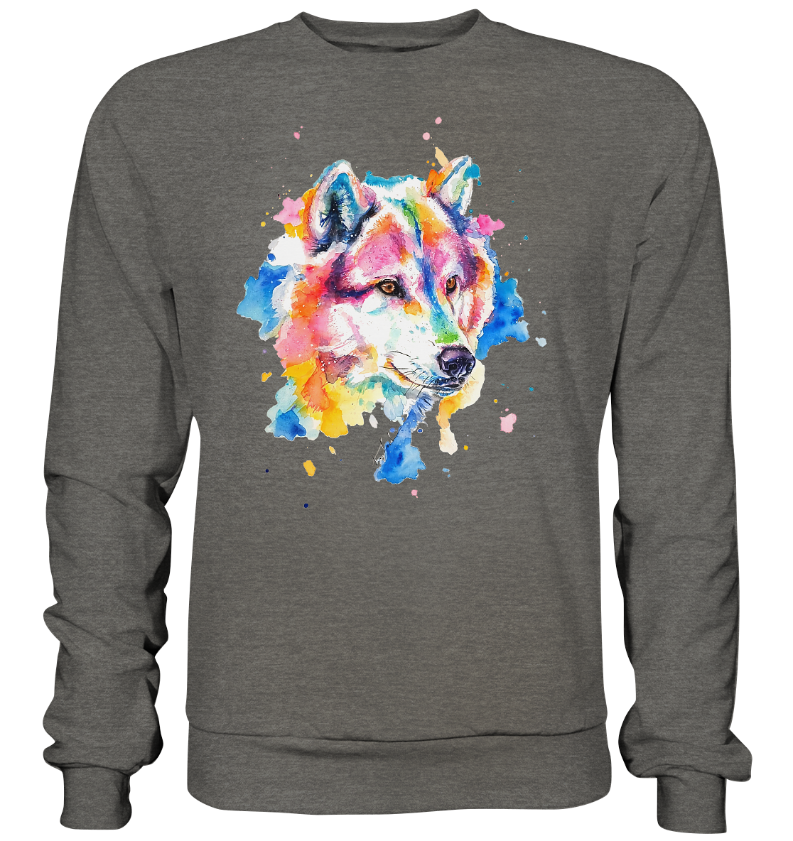 Bunter Wolf - Basic Sweatshirt