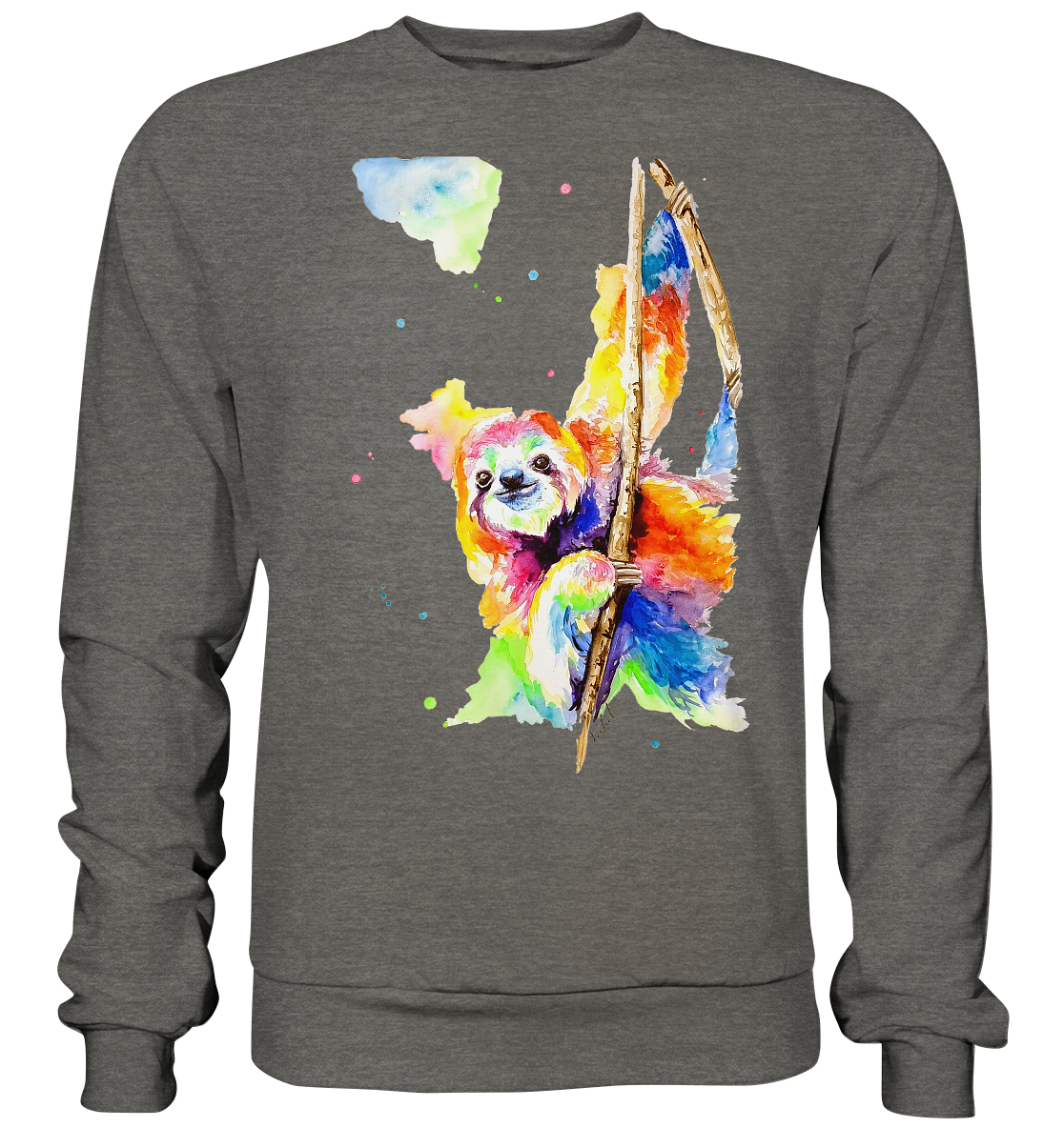 Buntes Faultier - Basic Sweatshirt