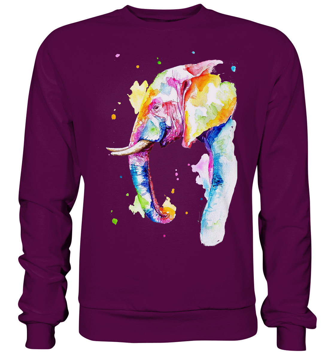Bunter Elefant - Basic Sweatshirt