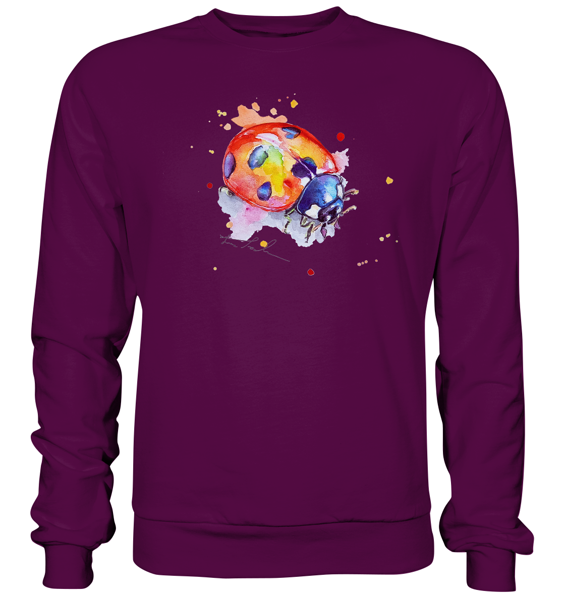 Bunter Marienkäfer - Basic Sweatshirt