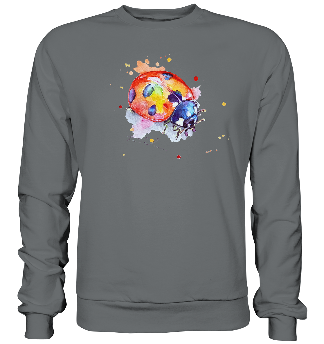 Bunter Marienkäfer - Basic Sweatshirt