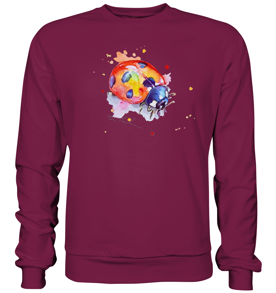 Bunter Marienkäfer - Basic Sweatshirt