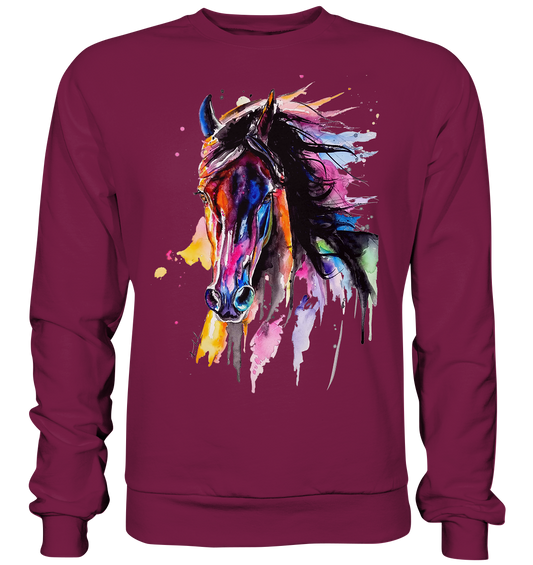 Schwarzes Pferd - Basic Sweatshirt