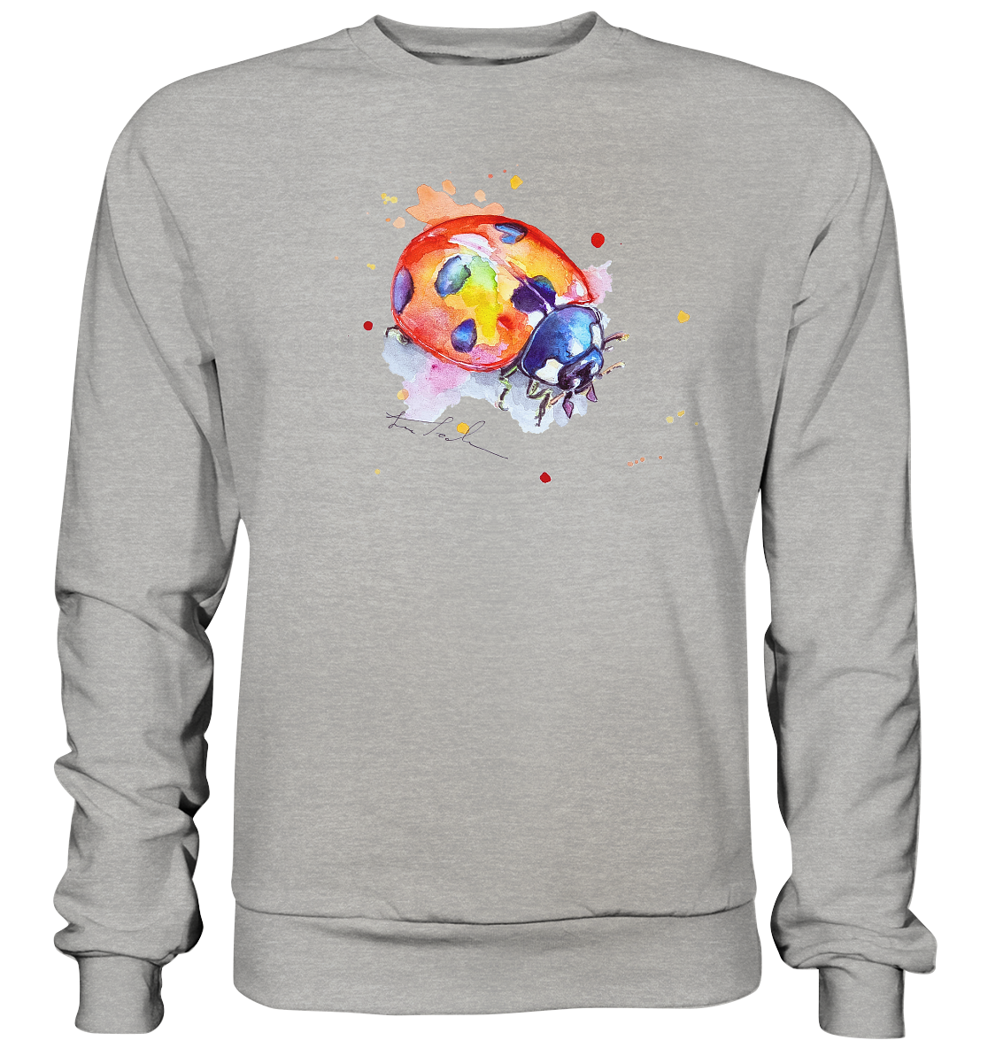 Bunter Marienkäfer - Basic Sweatshirt