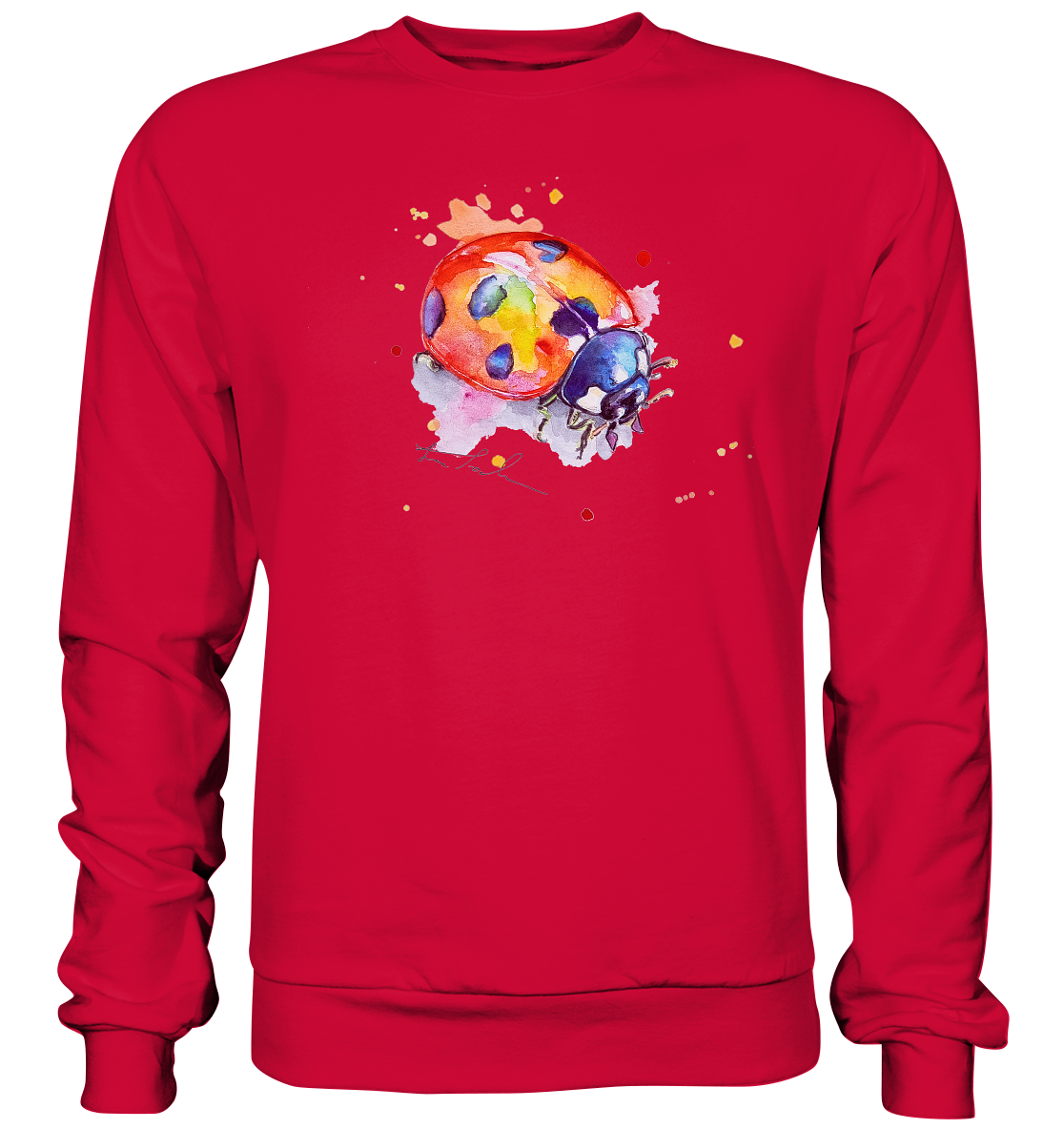 Bunter Marienkäfer - Basic Sweatshirt