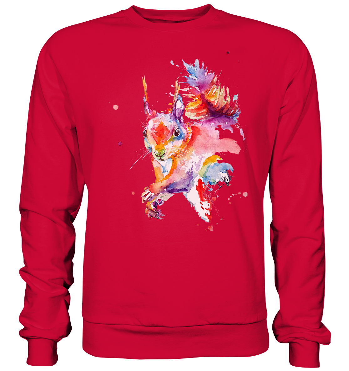 Buntes Eichhörnchen - Basic Sweatshirt