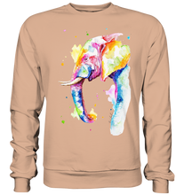 Lade das Bild in den Galerie-Viewer, Bunter Elefant - Basic Sweatshirt
