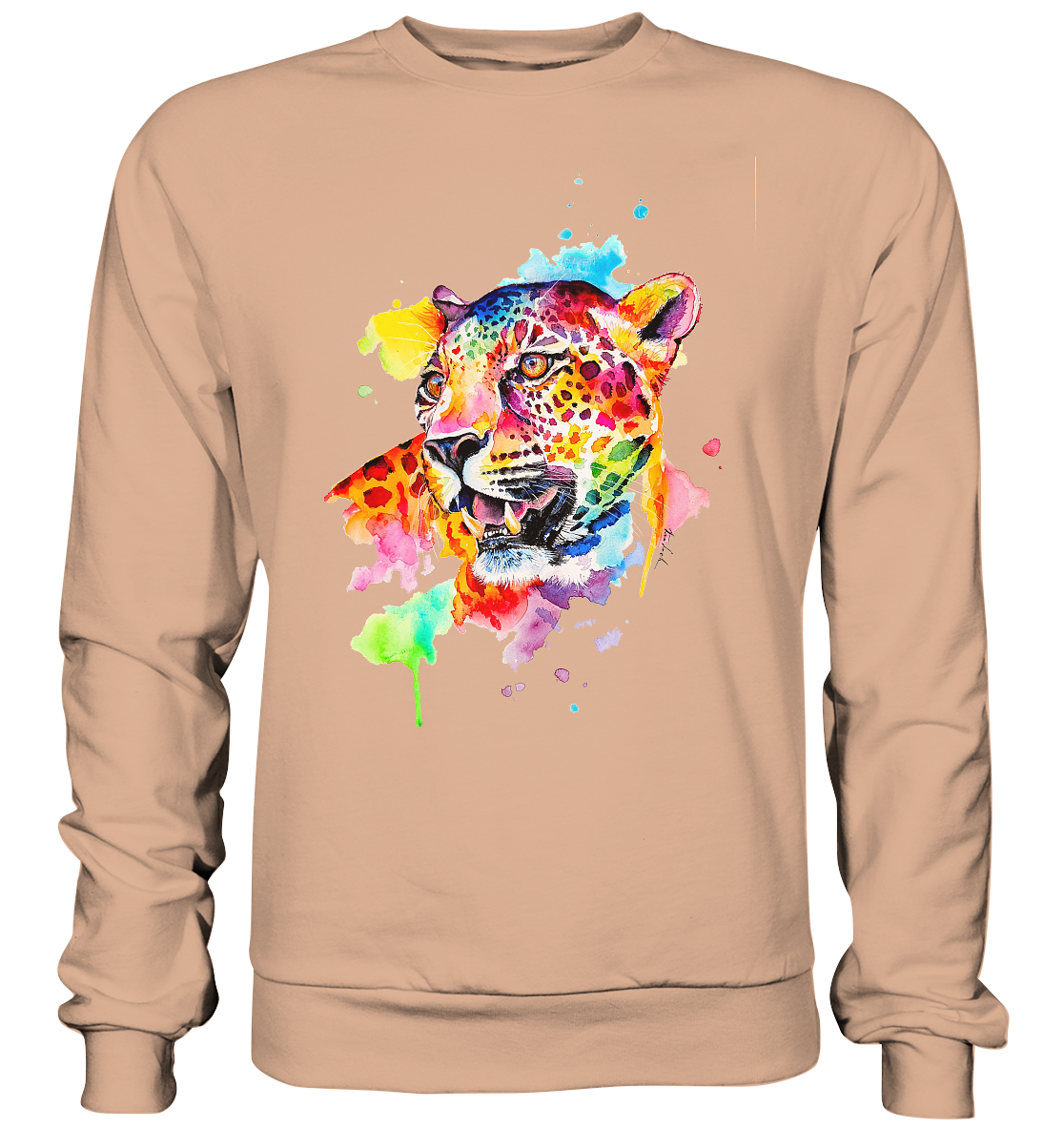 Bunter Leopard  - Basic Sweatshirt