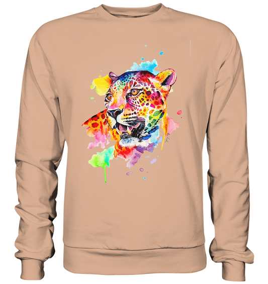 Bunter Leopard  - Basic Sweatshirt