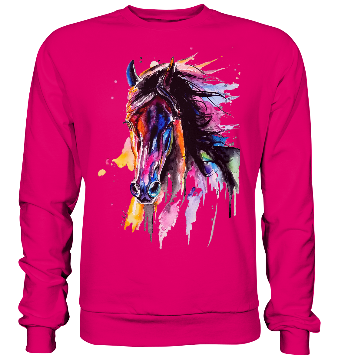 Schwarzes Pferd - Basic Sweatshirt