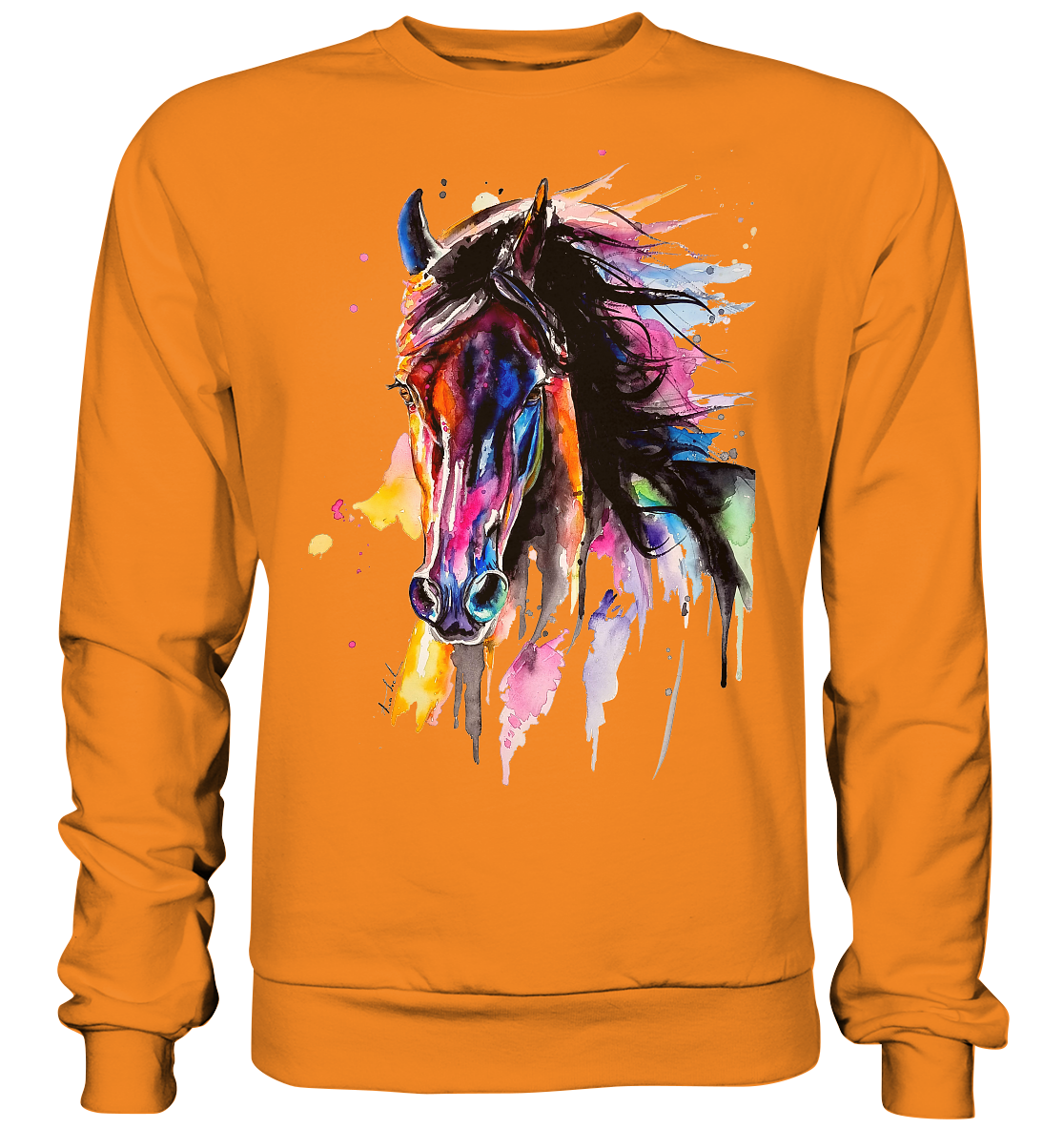 Schwarzes Pferd - Basic Sweatshirt