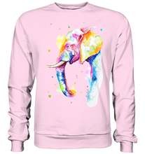 Lade das Bild in den Galerie-Viewer, Bunter Elefant - Basic Sweatshirt

