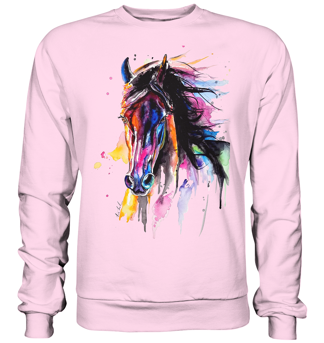 Schwarzes Pferd - Basic Sweatshirt