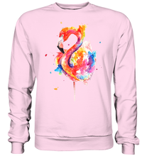 Lade das Bild in den Galerie-Viewer, Buntes Flamingo - Basic Sweatshirt
