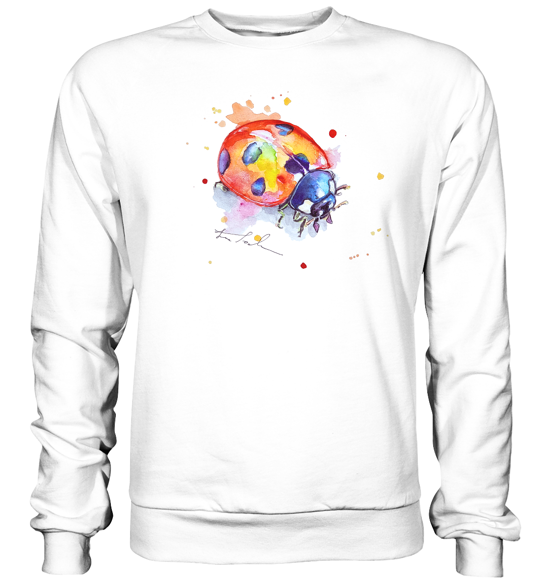 Bunter Marienkäfer - Basic Sweatshirt