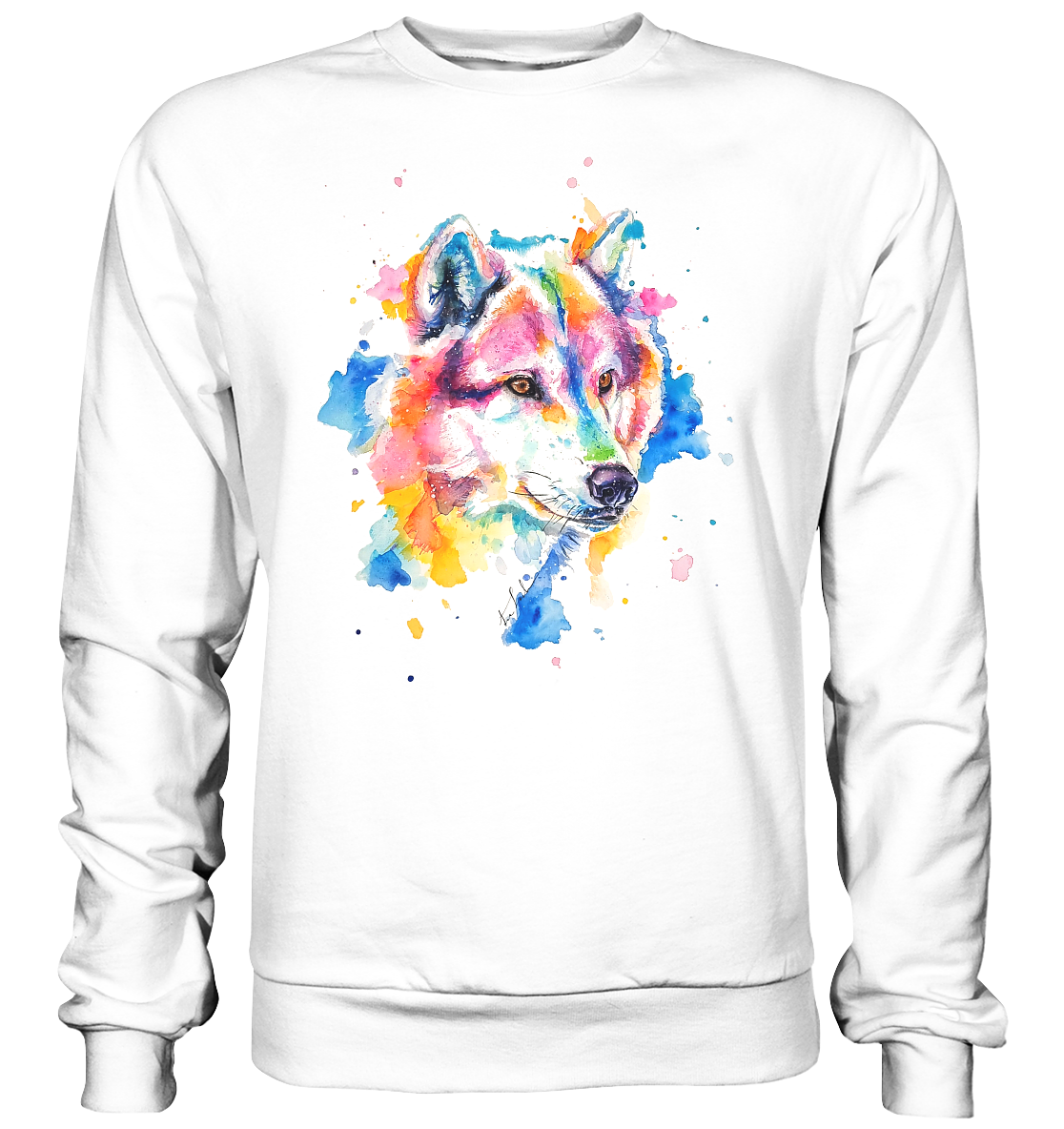 Bunter Wolf - Basic Sweatshirt