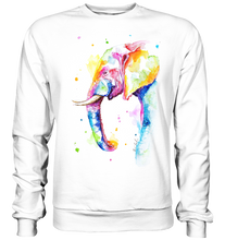 Lade das Bild in den Galerie-Viewer, Bunter Elefant - Basic Sweatshirt

