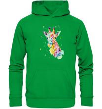 Lade das Bild in den Galerie-Viewer, Bunte Giraffe - Basic Unisex Hoodie
