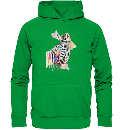 Buntes Zebra - Basic Unisex Hoodie