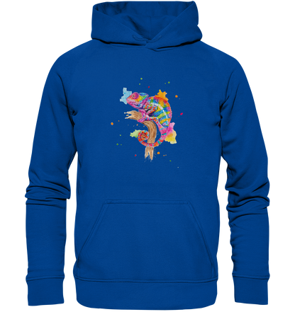 Buntes Chamäleon  - Basic Unisex Hoodie