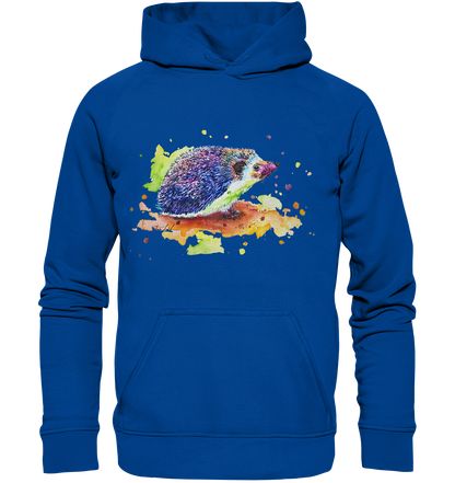 Motiv farbenfroher Igel - Basic Unisex Hoodie