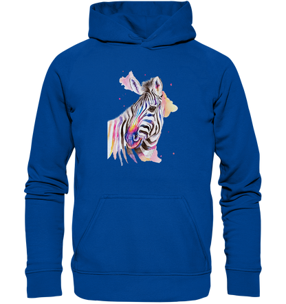 Buntes Zebra - Basic Unisex Hoodie