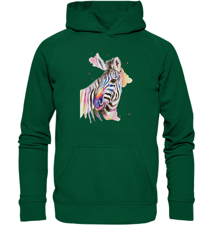 Buntes Zebra - Basic Unisex Hoodie