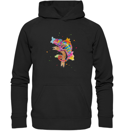 Buntes Chamäleon  - Basic Unisex Hoodie
