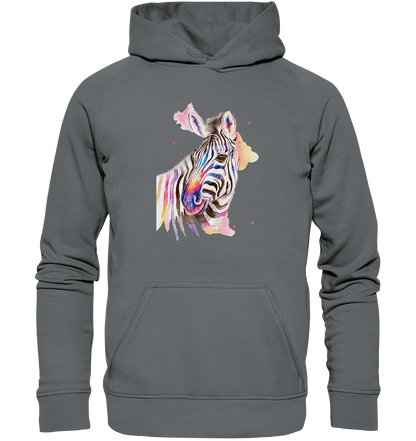 Buntes Zebra - Basic Unisex Hoodie