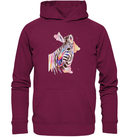 Buntes Zebra - Basic Unisex Hoodie