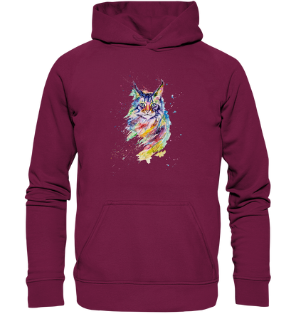 Bunte Katze - Basic Unisex Hoodie